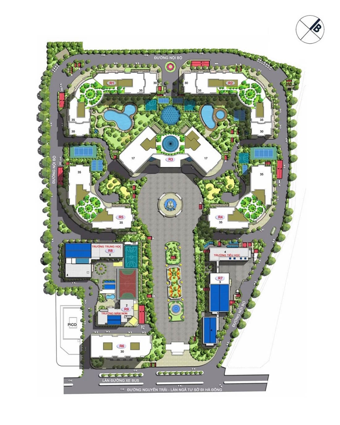 Tổng mặt bằng