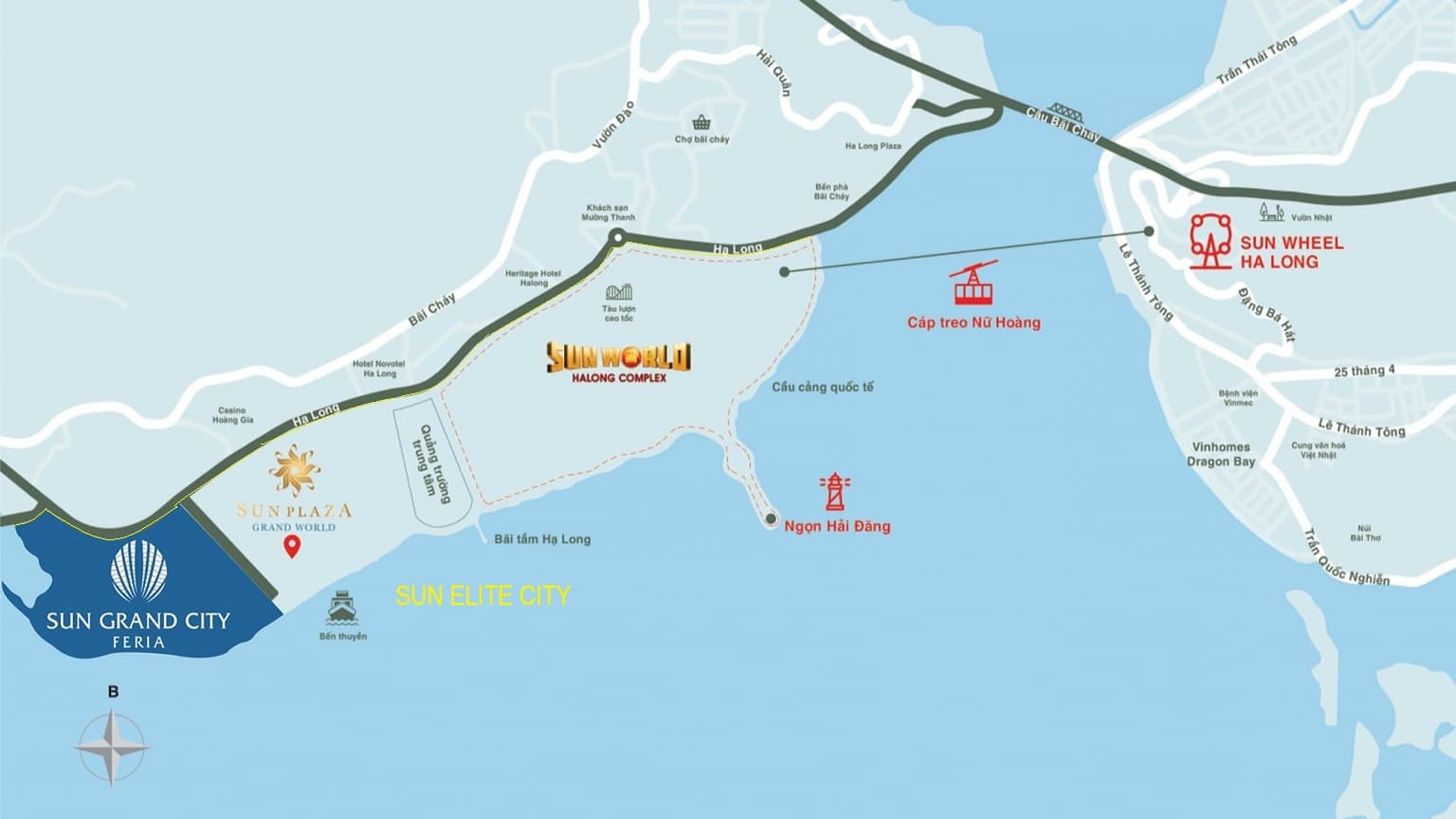 Vị trí Sun Elite City